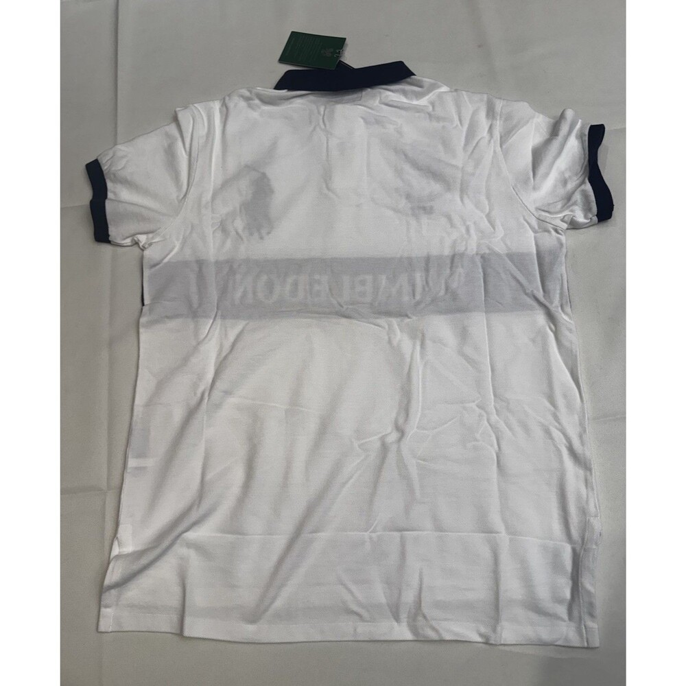 Polo Ralph Lauren Wimbledon US Tennis Shirt White Men's Size Large New With Tags - Picture 5 of 7